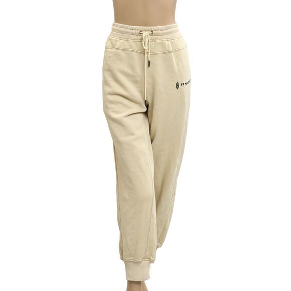 Free People FP Movement Undefeated jogger Tapered Sweatpants Tan L New 281775 - Picture 5 of 9